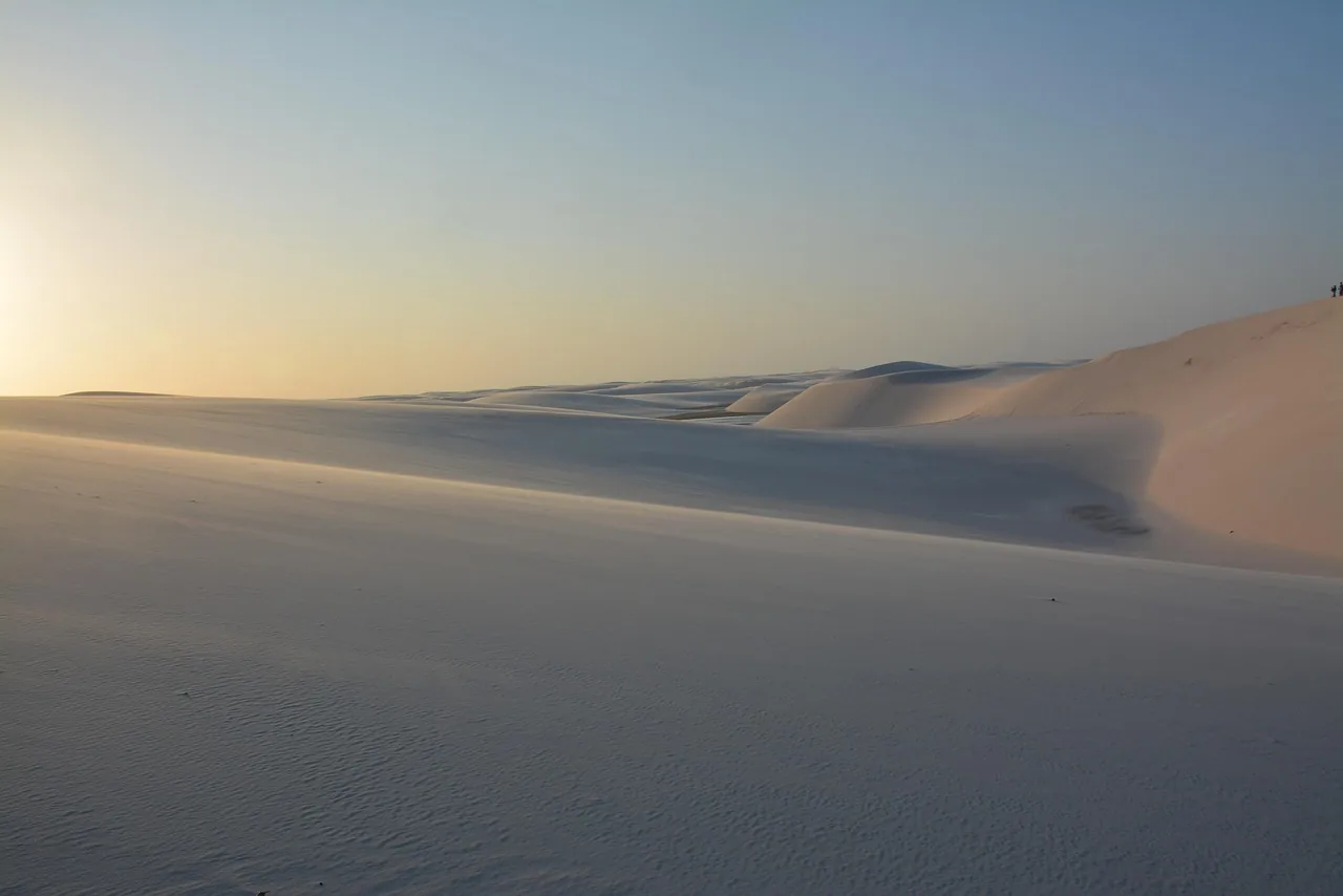 Lencois Maranhenses dunes and lagoons in Brazil.