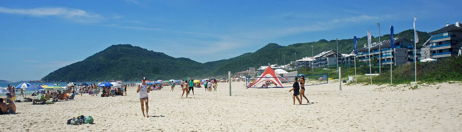 Florianopolis and Praia Brava on the Atlantic coast in southern Brazil.