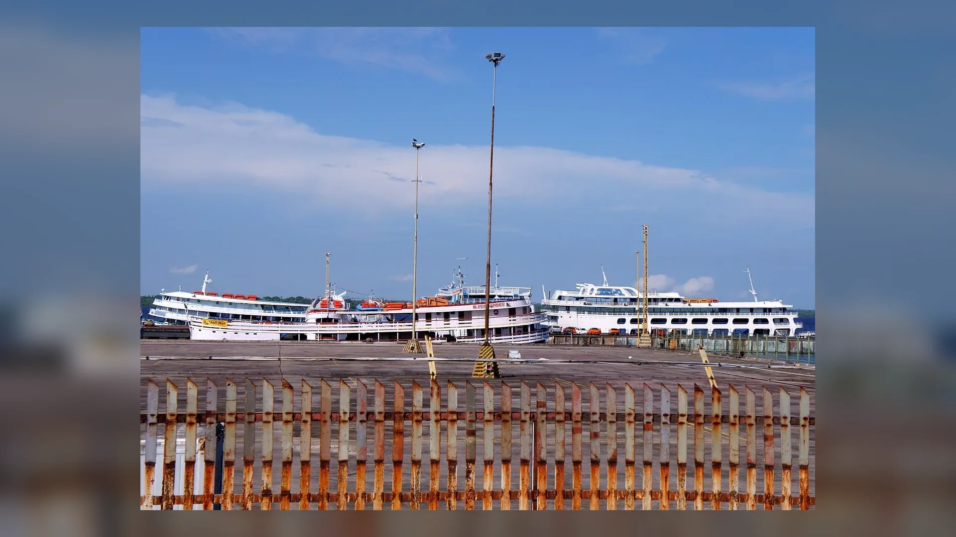 Madeira river in Porto Velho in Brazil.