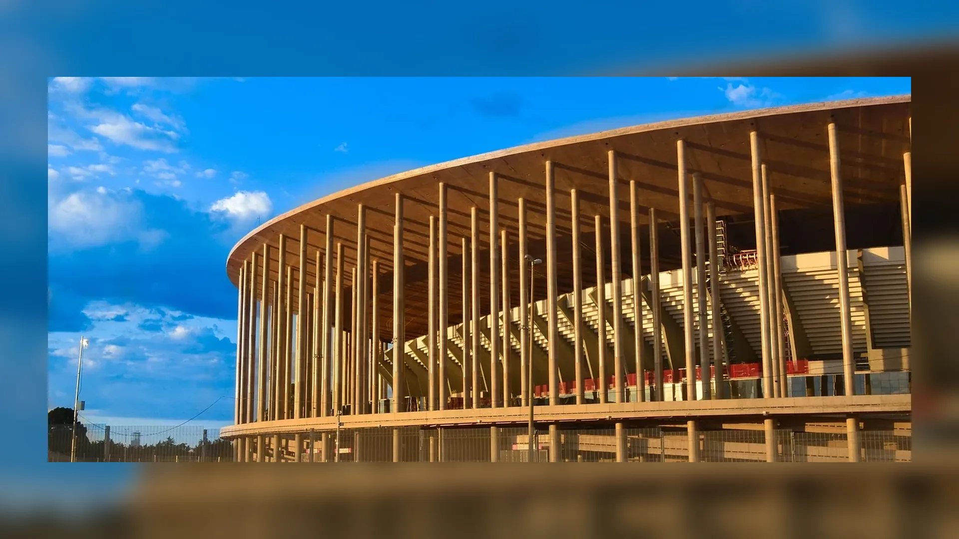 National Congress in Brasilia city panorama in Brazil.