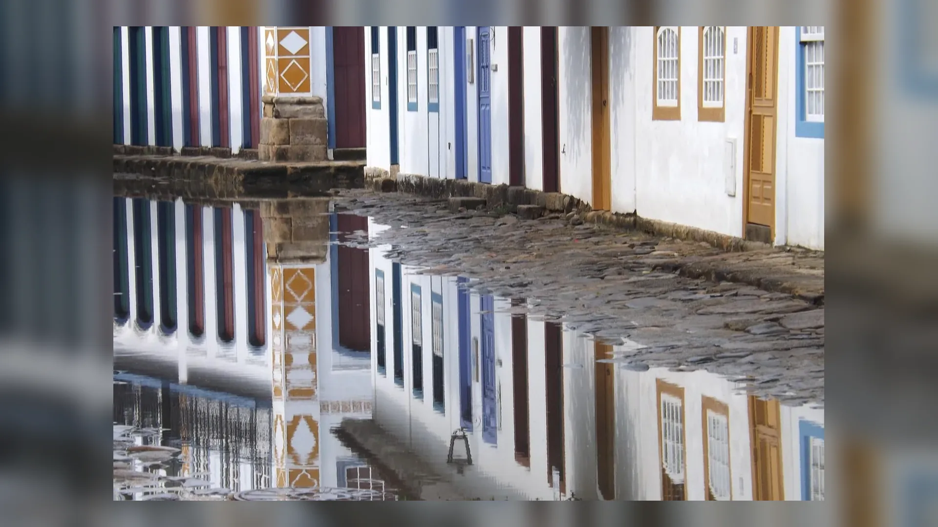 Historic waterfront of Paraty in Brazil.